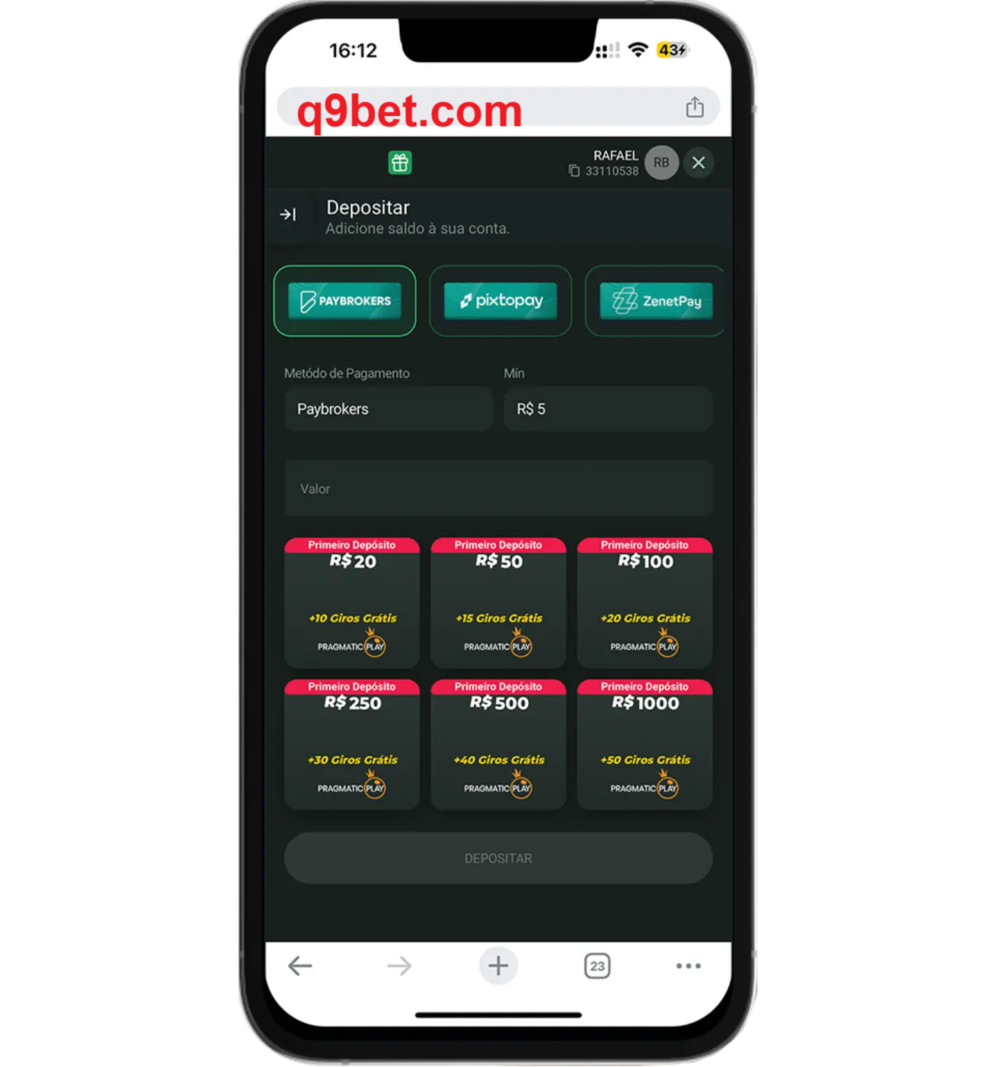 Baixe o aplicativo q9bet para jogar a qualquer momento